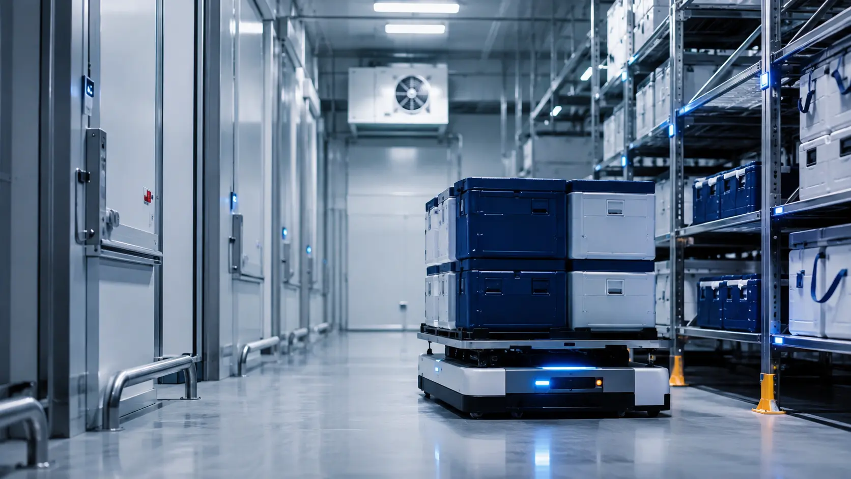 Controlled pharmaceutical warehouse